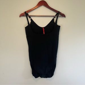 SPANX bodysuit Shapewear Black Size XL Open Bust